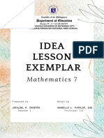 IDEA Exemplar Cover Page