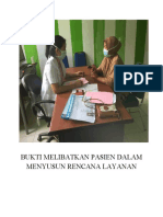 Bukti Melibatkan Pasien Dalam Menyusun Rencana Layanan