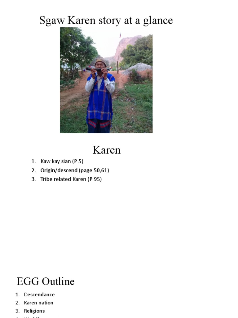 Sgaw Karen Story PDF