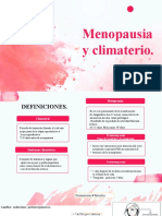 Climaterio y Menopausia