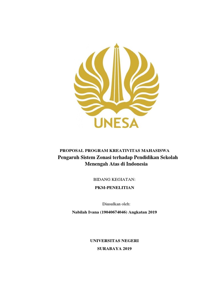 Pengaruh Sistem Zonasi SMA di Indonesia | PDF | Kesehatan Holistik