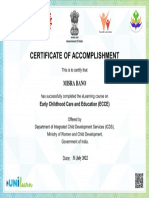 ECCE Certificate