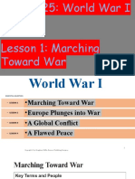 2 World War I Marching Toward War