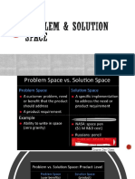 Problem Space The Solution Space 2022 Slides