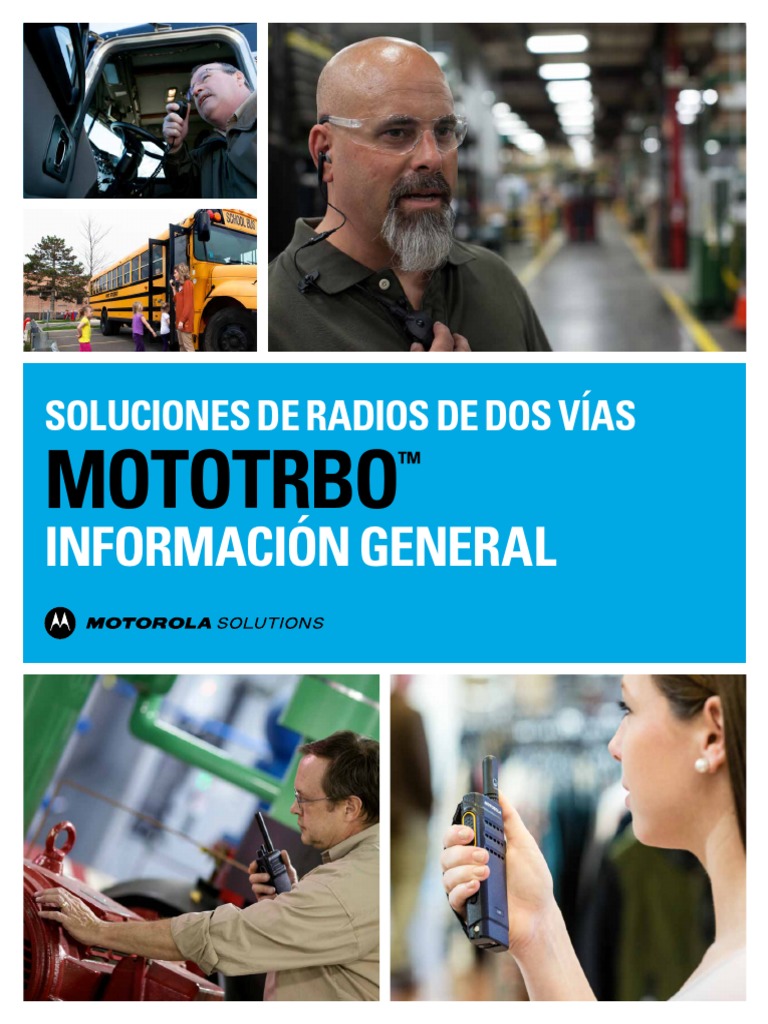 MOTL MOTOTRBO Solutions AAG BRO ES | PDF | Bluetooth | Software de la ...
