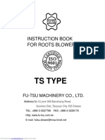 FU-TSU TSD Series Blower manual