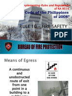 "Fire Code of The Philippines of 2008": Implementing Rules and Regulations