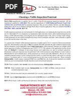 Met-L-Chek: Choosing A Visible Inspection Penetrant