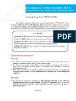 Guidelines For Abstracts:: Page 1 of 3