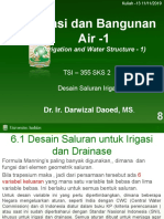 Kuliah 13 Perencanaan Saluran Irigasi