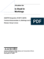 Aashto M 247-13 (2018)