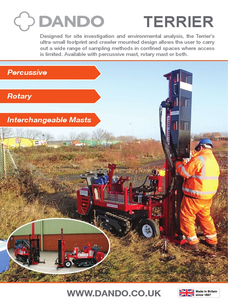 Dando Terrier Rig Overview and Specs | PDF | Manufactured Goods ...