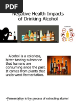 Negative Health Impacts of Drinking Alcohol