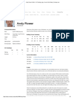 Andy Flower Profile - ICC Ranking, Age, Career Info & Stats