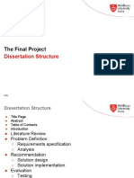 Dissertation Structure