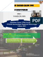 Yanison MN, Pelayanan Publik