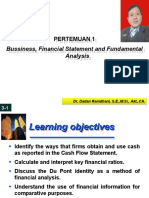 Pertemuan 1: Bussiness, Financial Statement and Fundamental Analysis