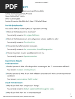 Physioex Lab Report: Pre-Lab Quiz Results