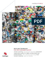 Recycling Technology: For Post-Consumer Plastics