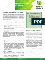 Maths Games 2020 Resource Kit 1 Teaching Problem Solving: Rationale and Syllabus Outcomes
