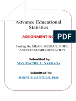 ASSIGNMENT No. 4 - STATISTICS