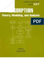 Adsorption - Theory Modeling and Analysis Toth Marcel Dekker