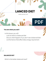 Balanced Diet: Maria Kartika, S.PD