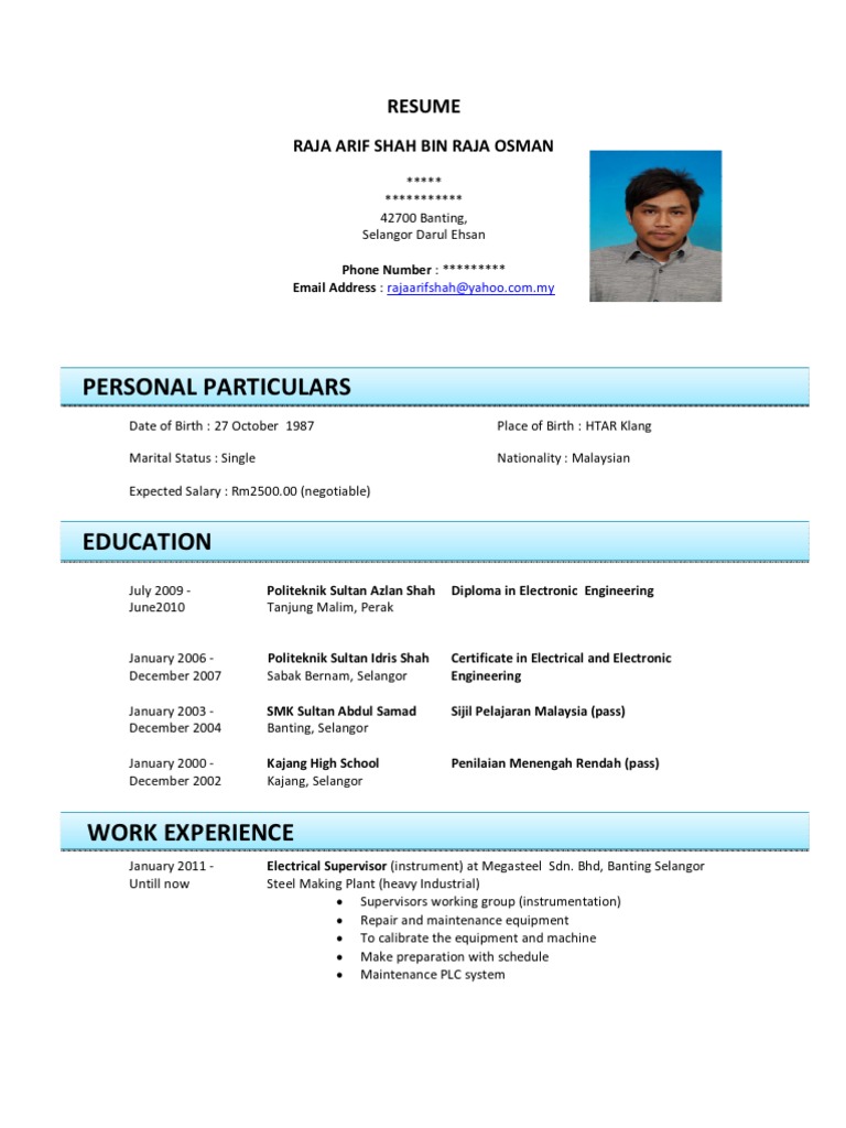 contoh resume