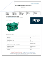 Doosan Marine Diesel Engine Catalogue and Specifications