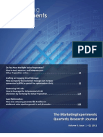 The MarketingExperiments Quarterly Research Journal, Q1 2011