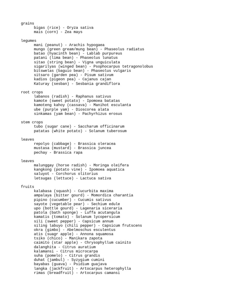 scientific-names-pt-1-pdf-bean-plants