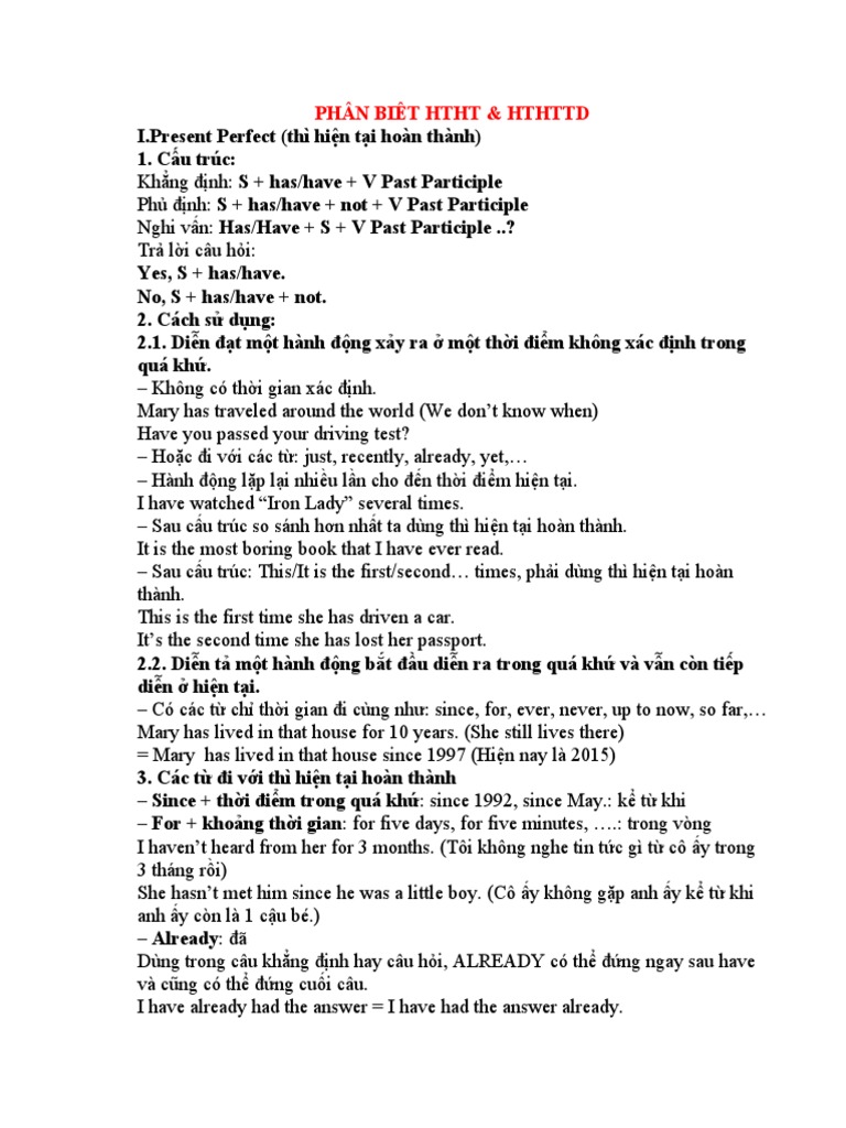 Phân Biêt HTHT & HTHTTD | PDF