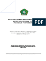Instrumen Akreditasi Minimum Pembukaan Prodi PPG-2021