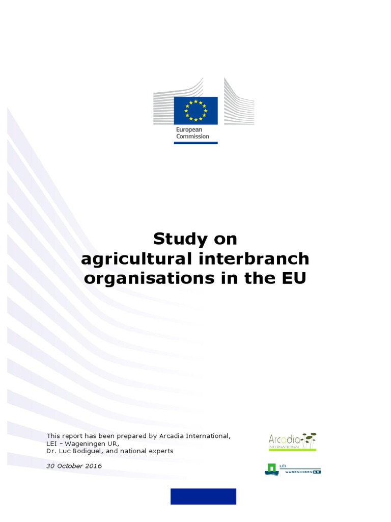Study On Agricultural Interbranch Organisations in The EU | PDF ...