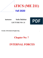 Statics (Me 211) : Fall 2020