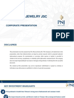 Phu Nhuan Jewelry JSC: Corporate Presentation