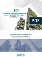 CIDB Embodied Carbon Inventory