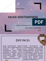 Rangkuman Musik Kontemporer