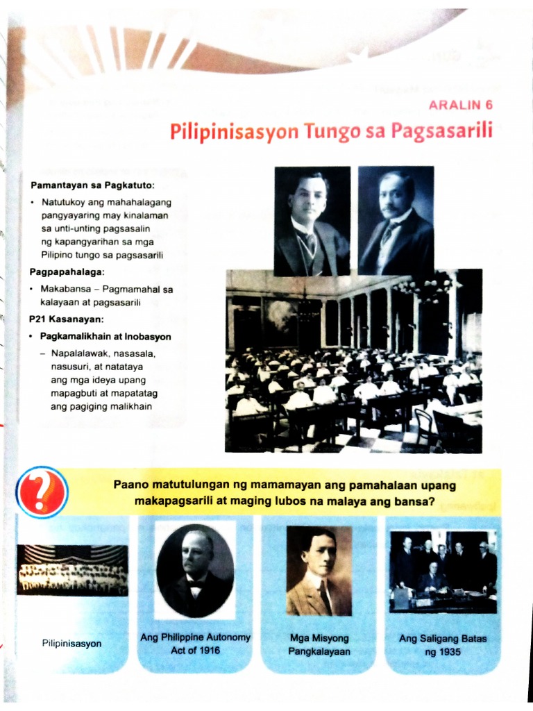 Pilipinisasyon Tungo Sa Pagsasarili PDF