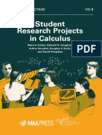 Student Research Projects in Calculus: Ams / Maa Spectrum Ams / Maa Spectrum