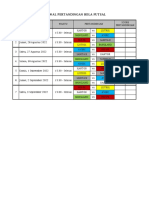 Jadwal Pertandingan Futsal