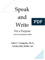 Speakand Write For A Purpose Philippines ACC BookPublishing