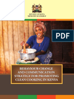 BCC Strategy for Promoting Clean Cooking in Kenya