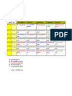 Planilha de Estudo