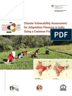 Climate Vulnerability Assessment For Adaptation Planning in India Using A Common Framework