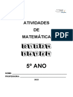 APOSTILA MATEMÁTICA INCLUSÃO - 4 Cópias