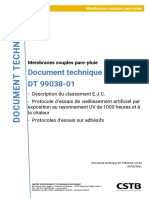 Document Technique - DT 99038-01 Rev 02 - Membranes Souples Pare-Pluie - 2021-02-05