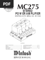 Stereo Power Amplifier: Service Manual