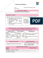 EL APARATO DIGESTIVO SESIÓN DE APRENDIZAJE