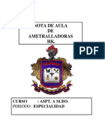 Nota de Aula de Ametralladoras HK